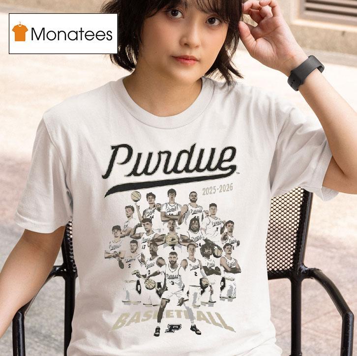 Purdue Boilermakers Basketball Team T Shirt