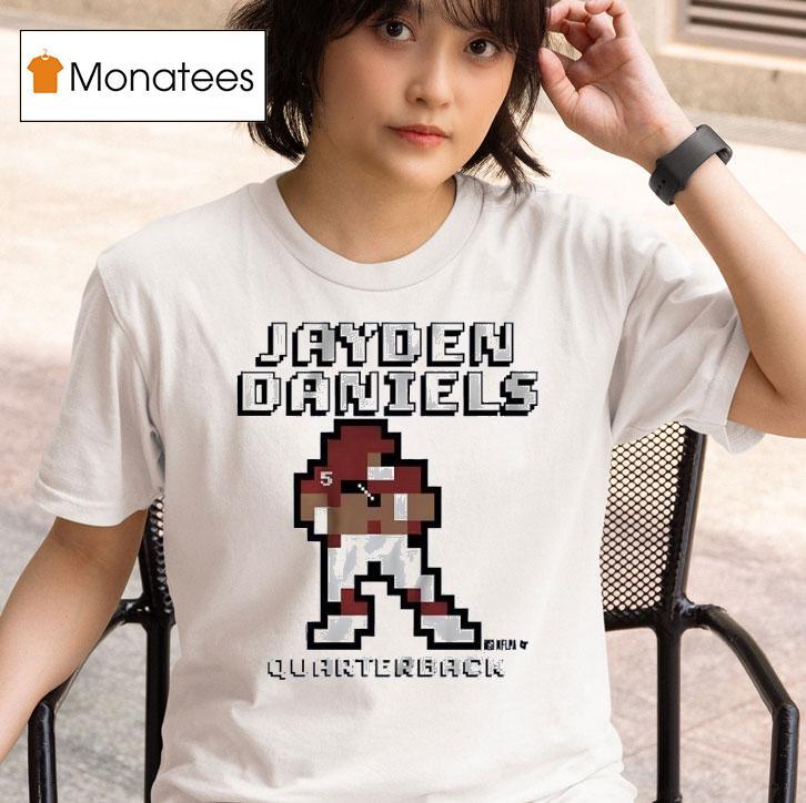Quaterback Jayden Daniels Su Tigers Football Retro Baller T Shirt