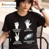 Rock Beats Scissors V Paper Beats Rock Scissors Beats Paper Nothing Beats Philadelphia Eagles T Shirt