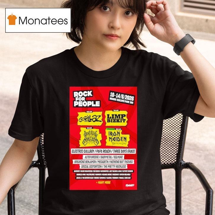 Rock For People Hradec Kralove T Shirt