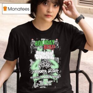 Scowl Sunami Dec San Jose Civic San Jose Ca Holiday Christmas T Shirt