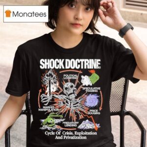 Shock Doctrine Cycle Of Crisis Exploitation And Privatization T Shirt
