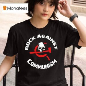 Skull Rock Against Communism Logo T Shirt
