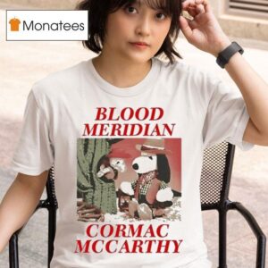Snoopy Peanuts Blood Meridian Cormac Mccarthy S T Shirt