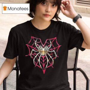 Spider Web Skeleton T Shirt