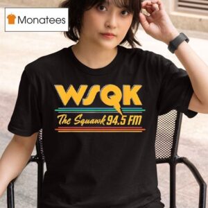 Stranger Things Season Wsqk The Squawk Fm Retro Logo T Shirt