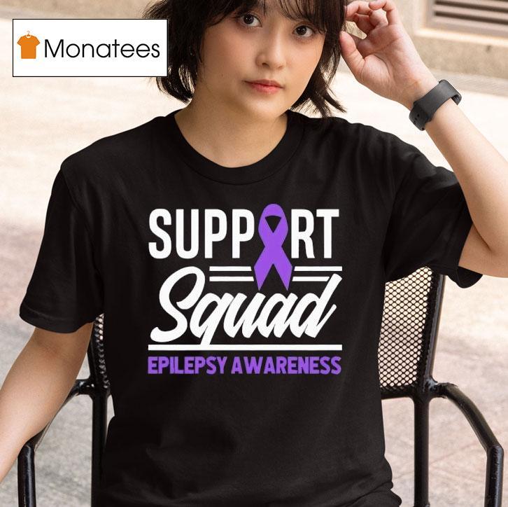 Support Squad Epilepsy Awareness T Shirt