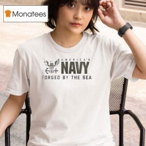 Tampa Bay Buccaneers America S Navy Forged By The Sea Salute To Service Logo T Shirt