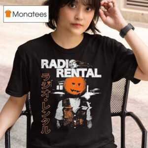 Tenderfoot Tv Radio Rental Foreign Film Pumpkin Head Halloween T Shirt