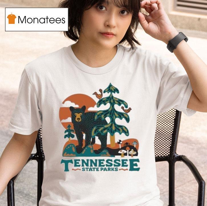 Tennessee State Parks Bear In The Woods Bear T Shirt