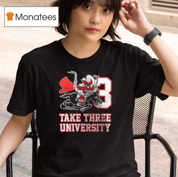 Texas Tech Red Raiders Take Three University Wreck Em T Shirt