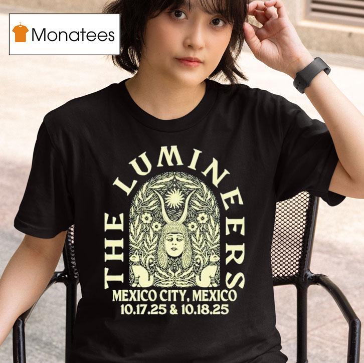 The Lumineers Tour Mexico City T Shirt
