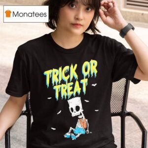 The Simpsons Trick Or Treat Skeleton Halloween T Shirt