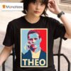 Theo Epstein In Action Signed T Shirt