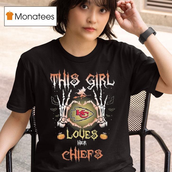 This Girl Loves Her Kansas City Chiefs Halloween T Shirt