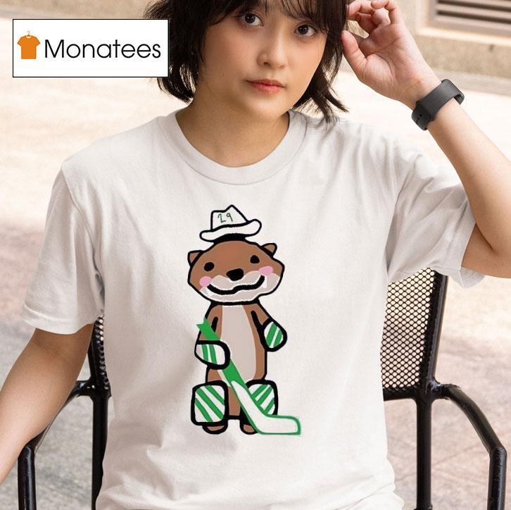 Thomas Harley Dallas Stars Wearing The Otter T Shirt