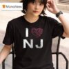 Thursday Band I Heart Nj Logo T Shirt