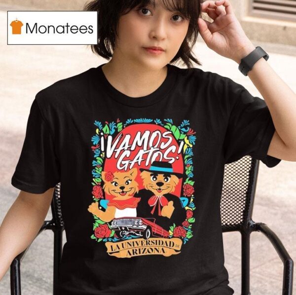 Vamos Gatos La Universidad De Arizona T Shirt