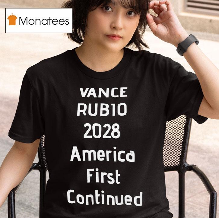 Vance Rub America First Continued T Shirt