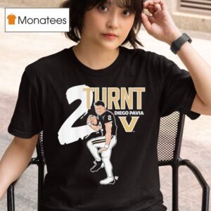 Vanderbilt Commodores Diego Pavia Turn T Shirt