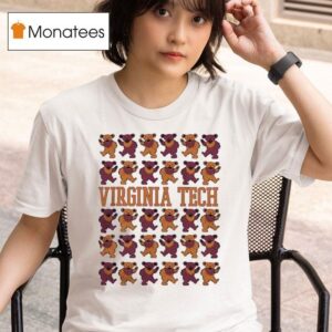 Virginia Tech Hokies X Grateful Dead Bears T Shirt