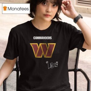 Washington Commanders Kid Laroi Berlin Game Logo T Shirt