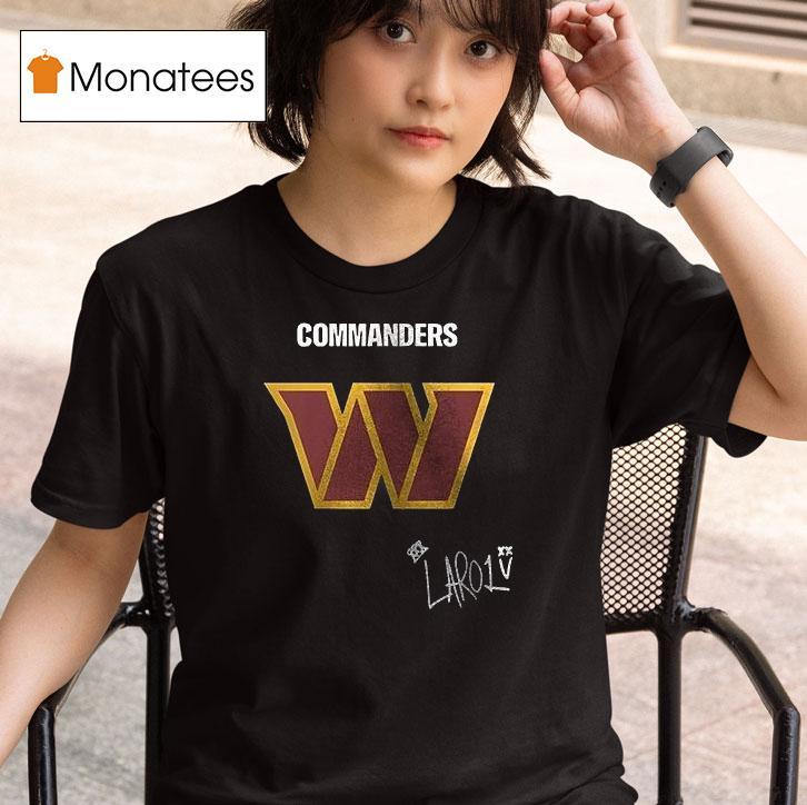 Washington Commanders Kid Laroi Berlin Game Logo T Shirt