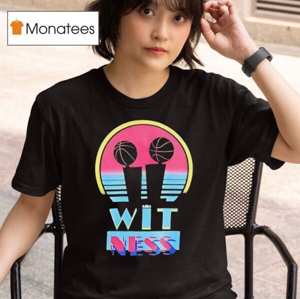 Wit Ness Basketball Cup Vintage T Shirt