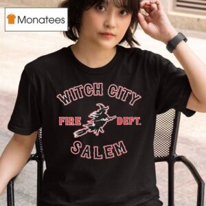 Witch City Salem Fire Dept Halloween T Shirt