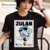 Zulan October The Regency Ballroom San Francisco Ca T Shirt