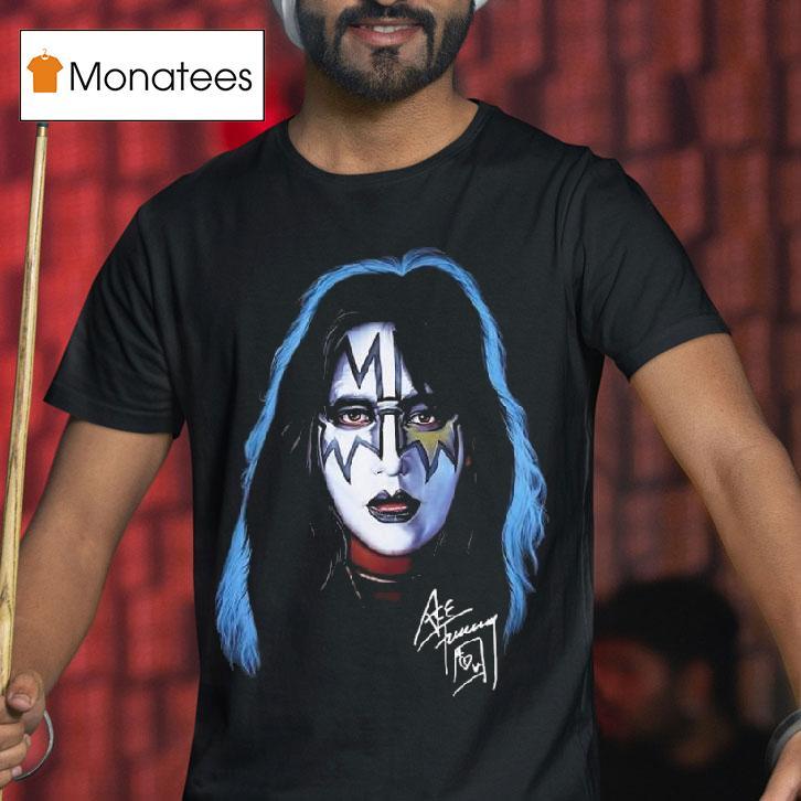 Ace Frehley Kiss Signature Vintage T Shirt Ace Frehley Kiss Signature Vintage T Shirt