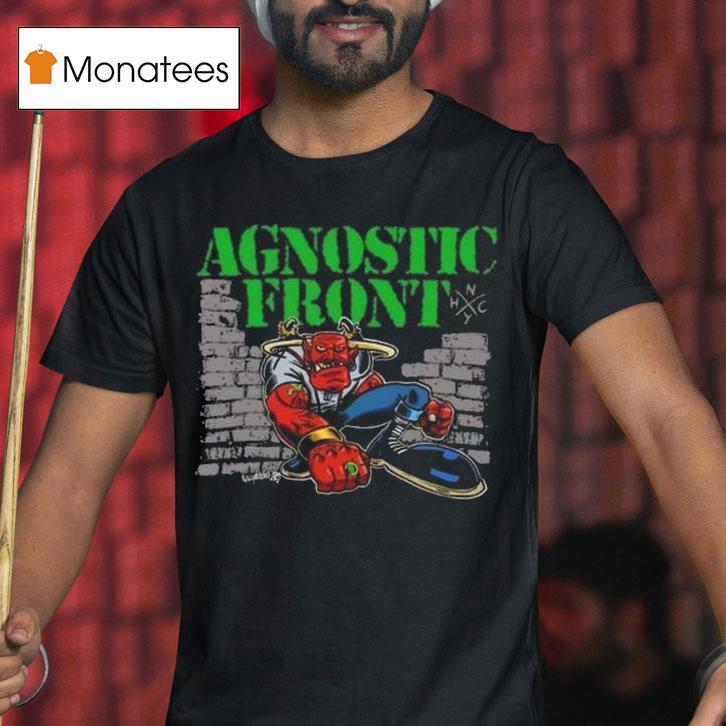 Agnostic Front Lambrou Beas T Shirt Agnostic Front Lambrou Beas T Shirt