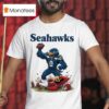 Battle Mascots Seattle Seahawks Beat Arizona Cardinals T Shirt