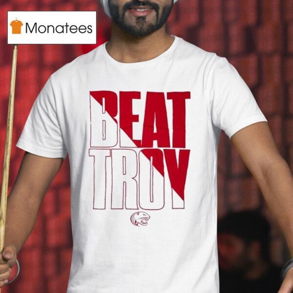 Beat Troy South Alabama Jaguars Logo T Shirt