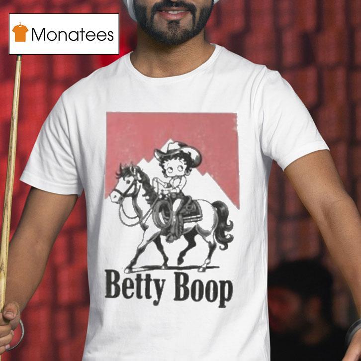 Betty Boop Riding Horse Marlboro Cigarettes T Shirt Betty Boop Riding Horse Marlboro Cigarettes T Shirt