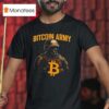 Bitcoin Army Logo T Shirt