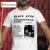 Black Eyes Dischord Speaking In Tongues Festival T Shirt