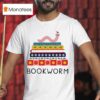 Bookworm Holiday Christmas T Shirt
