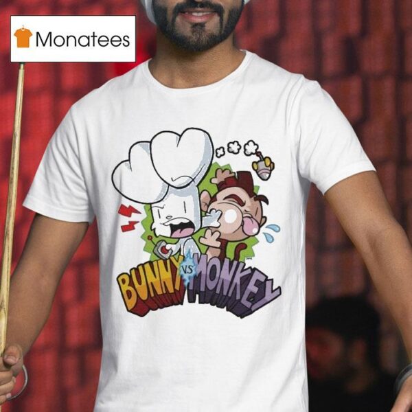 Bunny Vs Monkey Logo T Shirt
