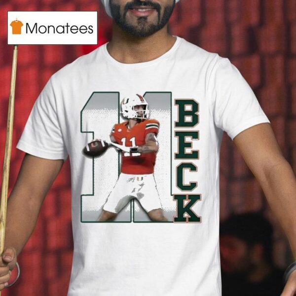 Carson Beck Miami Hurricanes Players T Shirt