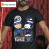 Charlie Brown And Snoopy X Toronto Blue Jays Mlb Skyline T Shirt
