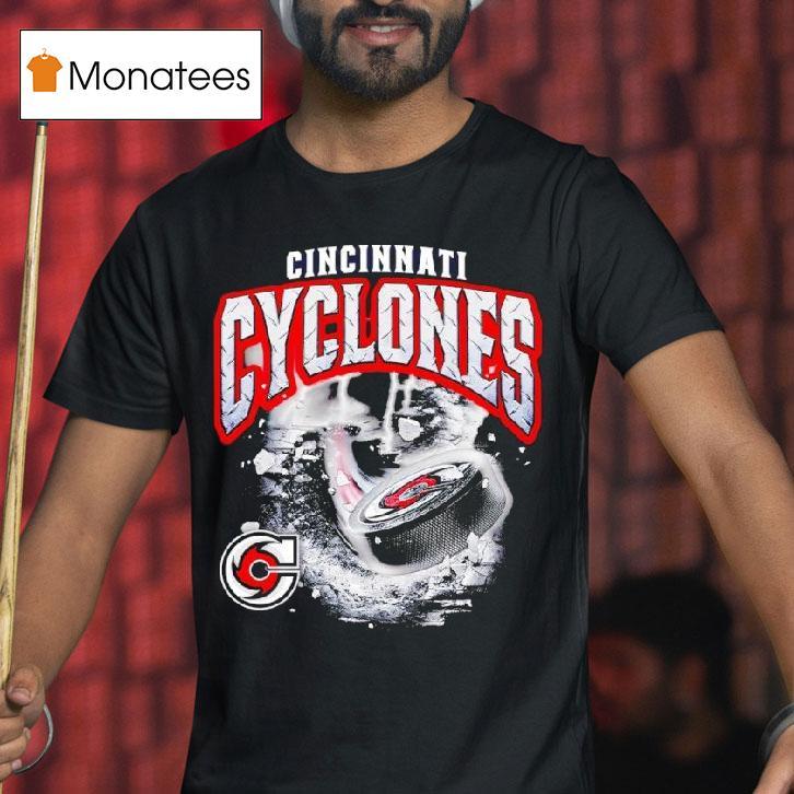Cincinnati Cyclones Storm Warning T Shirt Cincinnati Cyclones Storm Warning T Shirt
