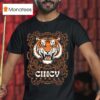 Cincy Football Tiger Pinstripe T Shirt