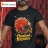 Cleveland Browns Nfl Halftone Christmas Helmet Series T Shirt