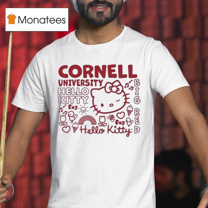 Cornell University Hello Kitty Big Red T Shirt Cornell University Hello Kitty Big Red T Shirt