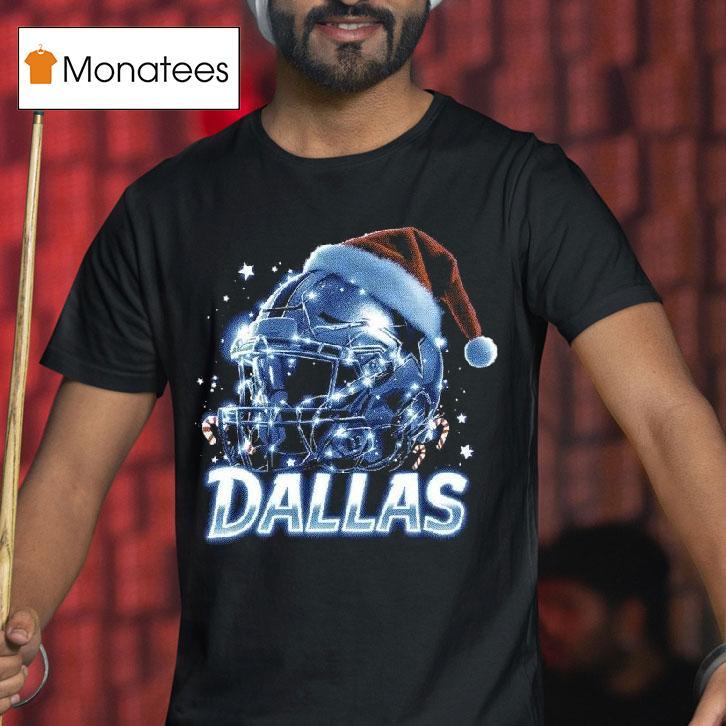Dallas Cowboys Nfl Helmet Merry Christmas T Shirt Dallas Cowboys Nfl Helmet Merry Christmas T Shirt