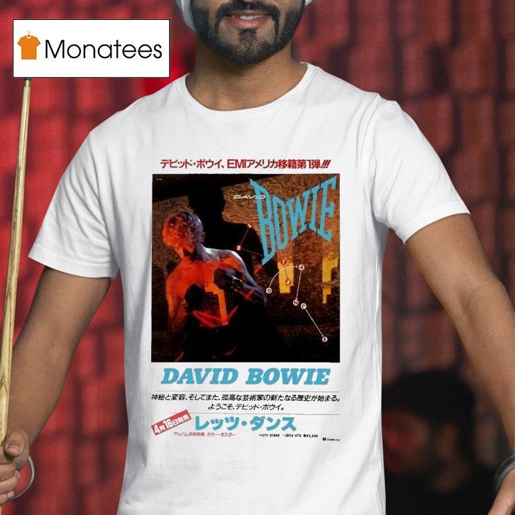 David Bowie Let S Dance T Shirt David Bowie Let S Dance T Shirt