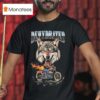 Dehydrated Harley Davidson Motorcycle Motor Wolf T Shirt