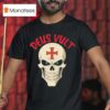 Deus Vult Faith Over Fear God Wills It Skull T Shirt