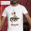 Doechii Cartoon Riding Gator Tour T Shirt